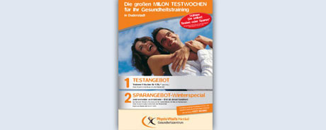 Zeitungsbeilage “Testwochen” für Physio Vitalis Duderstadt von M&W Agentur für Print- und Webdesign