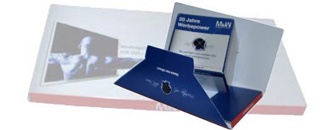 Springwuerfel: Entwicklung Direct Mailing <br />„Springwürfel“, Eigenwerbung M&W, Eging a. See