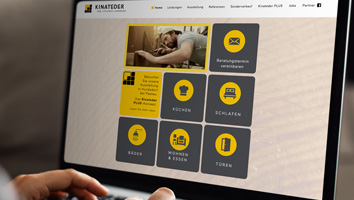 Relaunch Website Schreinerei Kinateder