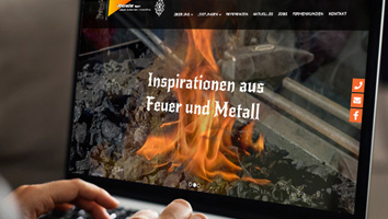 Design und Programmierung Website Alteneder Kunstschmiede - M&W Werbeagentur Eging/Passau