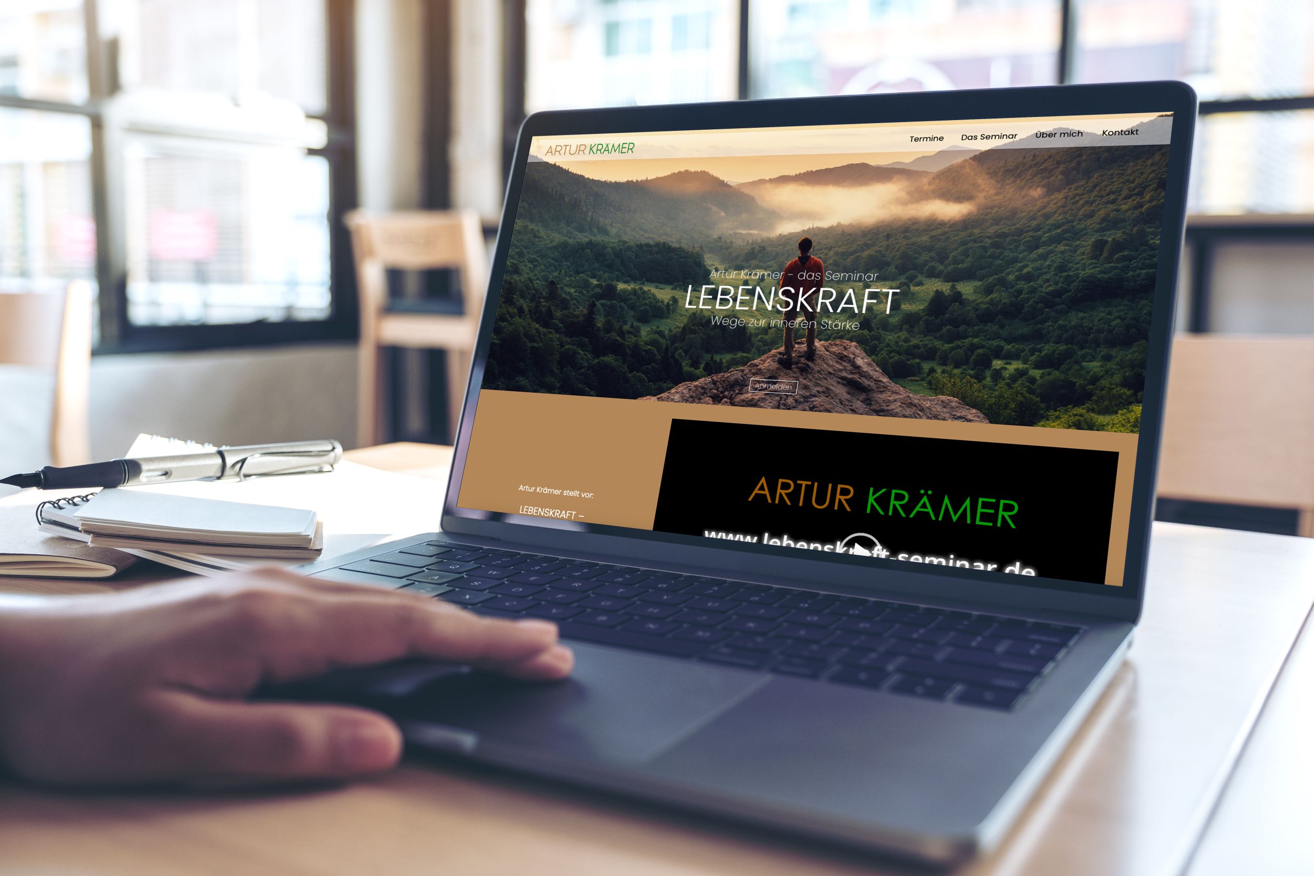 Webdesign und Programmierung Website Lebenskraft Seminar - M&W Werbeagentur Eging/Passau