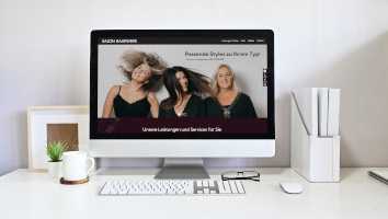 Webdesign und Programmierung Homepage Haarwerk - M&W Werbeagentur Eging/Passau